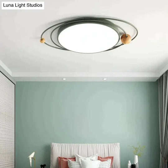 Light In The Bedroom Nordic Minimalist Modern Creative Planet Lights Multicolor Led Ceiling Lamps