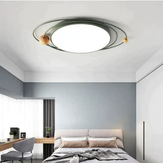 Light In The Bedroom Nordic Minimalist Modern Creative Planet Lights Multicolor Led Ceiling Lamps