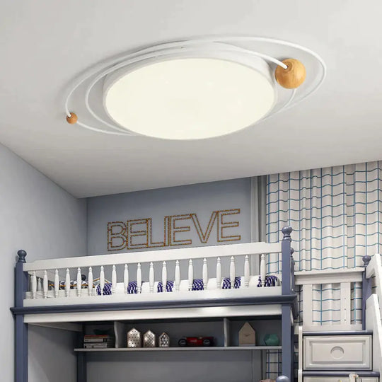 Light In The Bedroom Nordic Minimalist Modern Creative Planet Lights Multicolor Led Ceiling Lamps