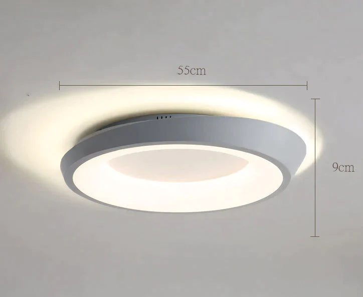 Light In The Bedroom Simple Modern Led Ceiling Lamp Room Lighting Creative Master Living Lamps Grey