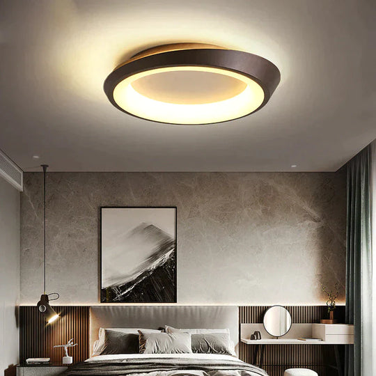 Light In The Bedroom Simple Modern Led Ceiling Lamp Room Lighting Creative Master Living Lamps Brown