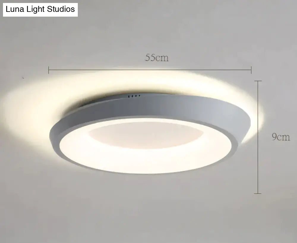 Light In The Bedroom Simple Modern Led Ceiling Lamp Room Lighting Creative Master Living Lamps Grey