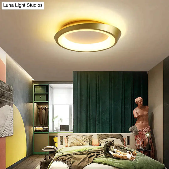 Light In The Bedroom Simple Modern Led Ceiling Lamp Room Lighting Creative Master Living Lamps Gold