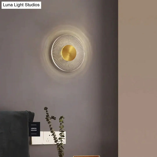 Light Luxury Modern Living Room Bedroom Copper Wall Lamp Lamps