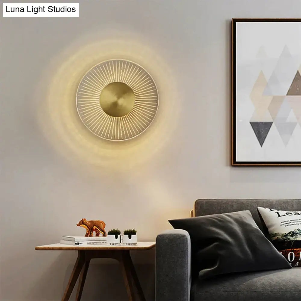 Light Luxury Modern Living Room Bedroom Copper Wall Lamp Lamps