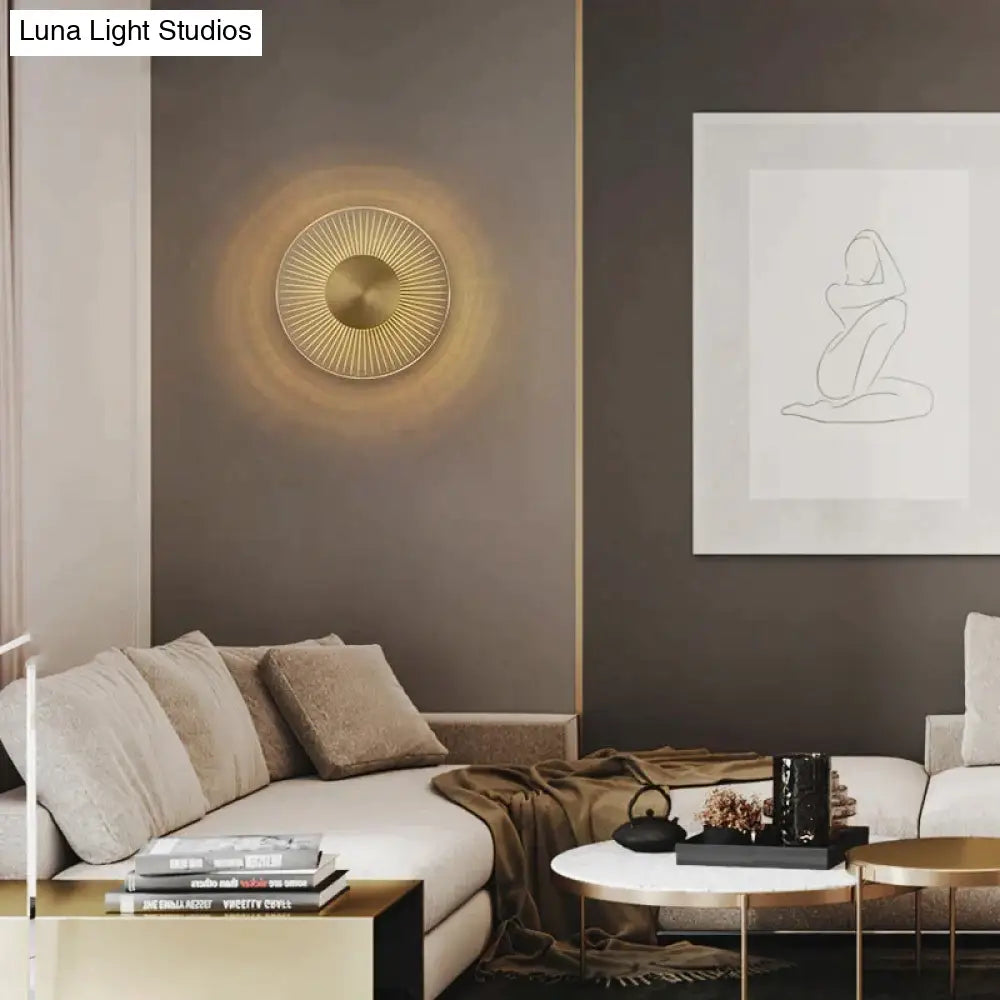 Light Luxury Modern Living Room Bedroom Copper Wall Lamp Lamps