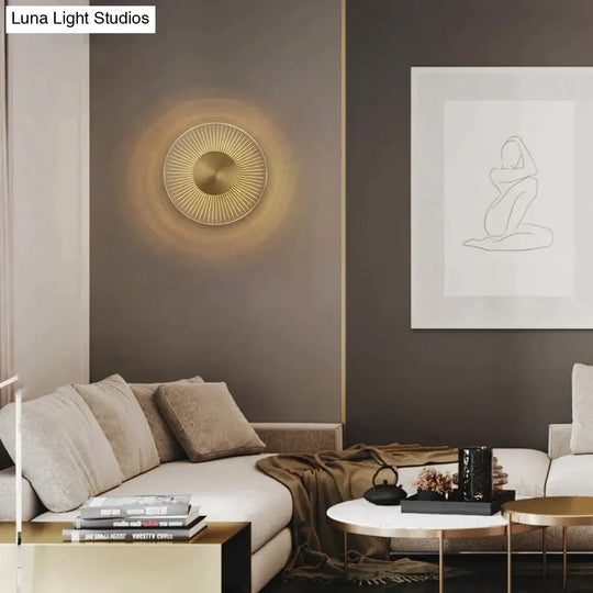 Light Luxury Modern Living Room Bedroom Copper Wall Lamp Lamps