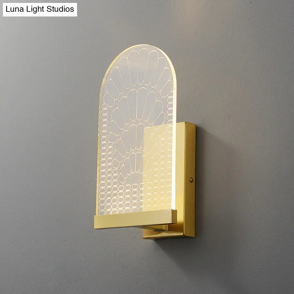 Light Luxury Post-Modern All-Copper Wall Lamp Copper Lamps