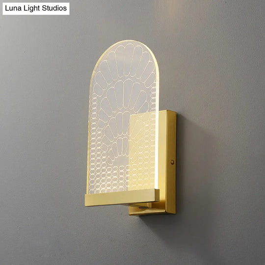 Light Luxury Post-Modern All-Copper Wall Lamp Copper Lamps