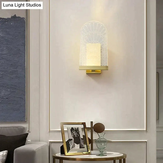 Light Luxury Post-Modern All-Copper Wall Lamp Copper Lamps