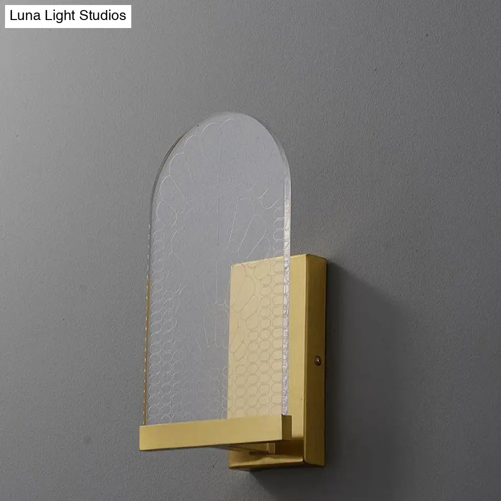 Light Luxury Post-Modern All-Copper Wall Lamp Copper Lamps