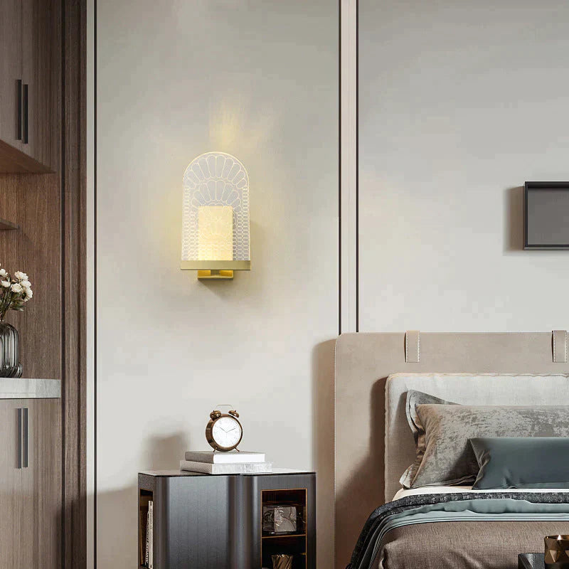 Light Luxury Post-Modern All-Copper Wall Lamp Copper Lamps