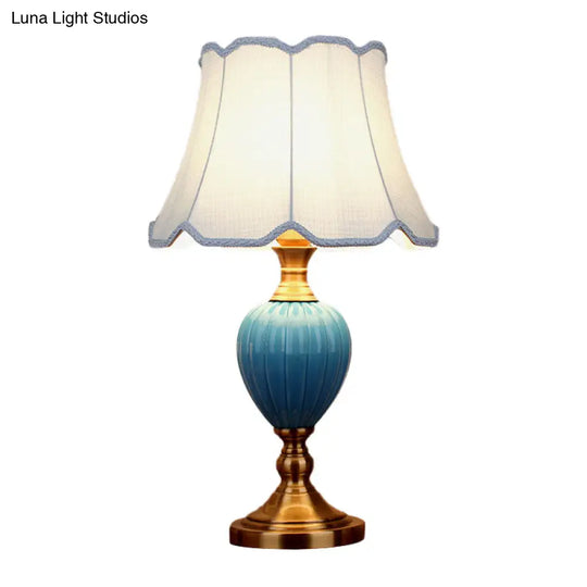 Lily - Scalloped/Tapered Table Lamp