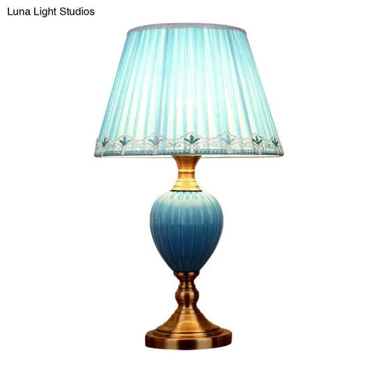 Lily - Scalloped/Tapered Table Lamp