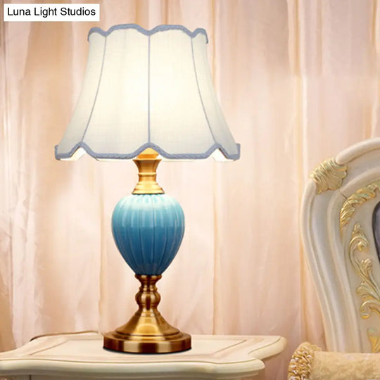 Lily - Scalloped/Tapered Table Lamp