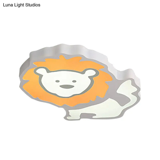 Lion Led Ceiling Lamp For Nursery And Bedroom
