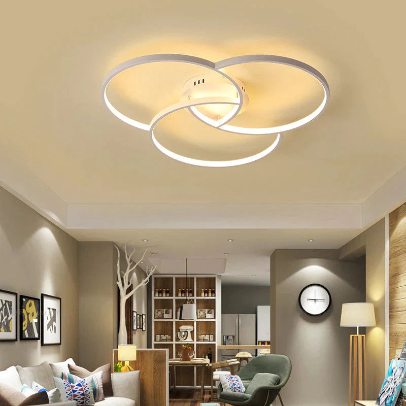 Nordic-Inspired LED Ceiling Lamp - Illuminate Your Living Room or Bedroom with Elegance and Style
