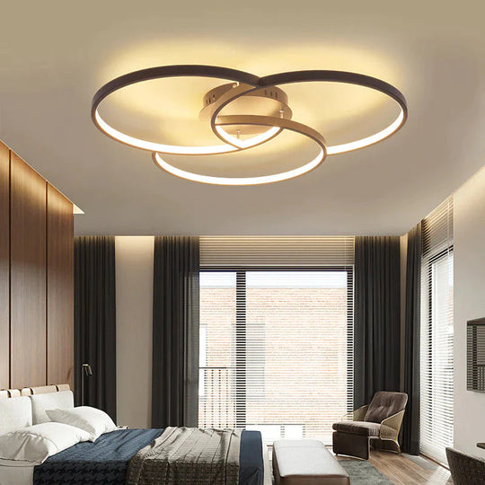 Nordic-Inspired LED Ceiling Lamp - Illuminate Your Living Room or Bedroom with Elegance and Style