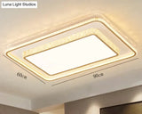 Living Room Lamp Simple Atmosphere LED Ceiling Crystal Bedroom Lamp Ceiling