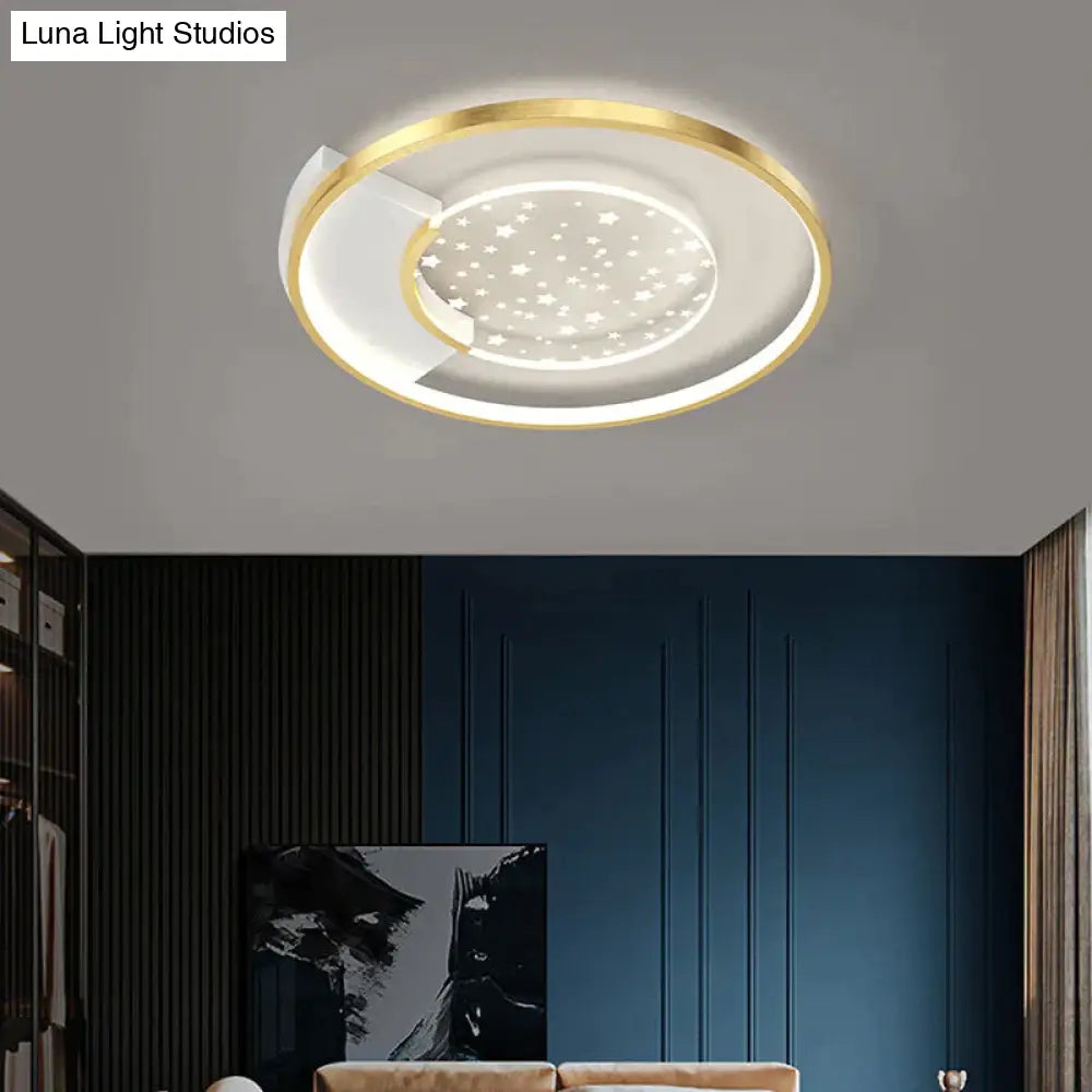 Living Room Lamp Star Ceiling Simple Modern Light Luxury Hall Creative Master Bedroom Round / Small