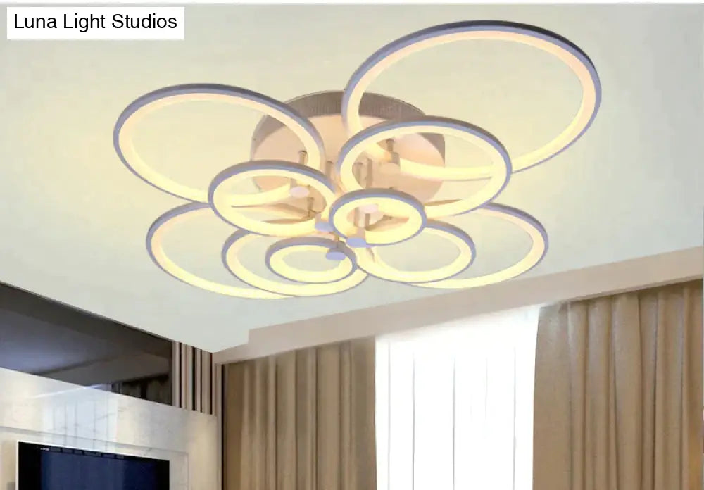 Living Room Led Pendant Lights Bedroom Simple Lamp Atmosphere Home Fashion Creative Personality