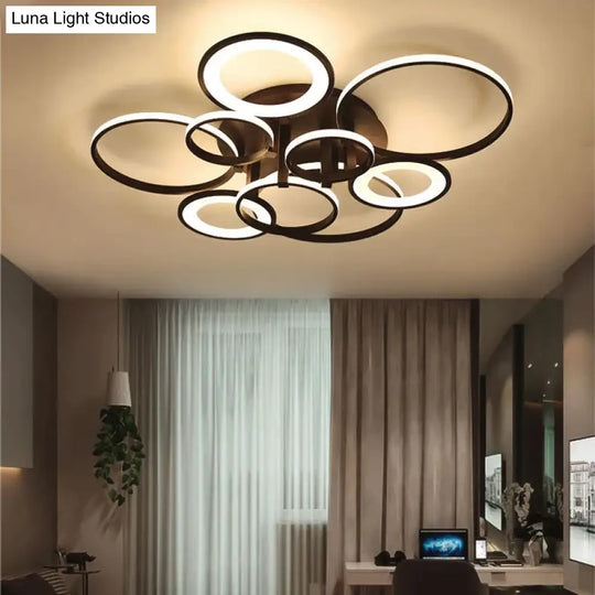 Living Room Led Pendant Lights Bedroom Simple Lamp Atmosphere Home Fashion Creative Personality