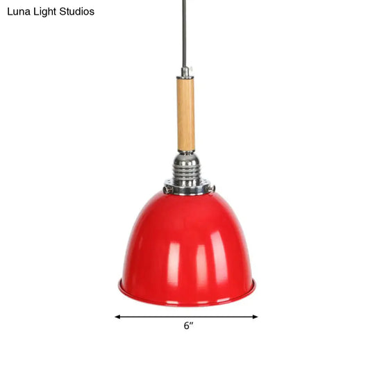 Lodge Style Bell Pendant Light With Adjustable Cord For Warehouse Lighting