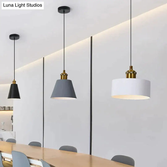 Loft Style Aluminum Pendant Lights Minimalist Modern Hanging E27 Lampshade Decor Restaurant Light