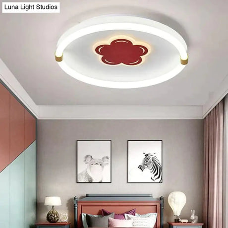 Lovely Creative Flower Room Led Ceiling Lamp