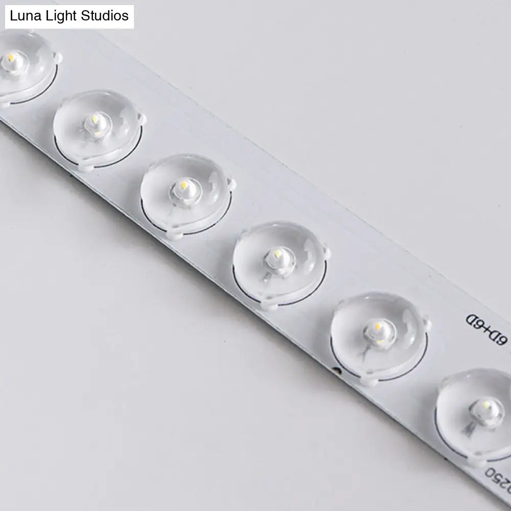 Lovely Lollipop Led Ceiling Lamp For Kids’ Bedrooms - Acrylic Flush Mount Light With Ring