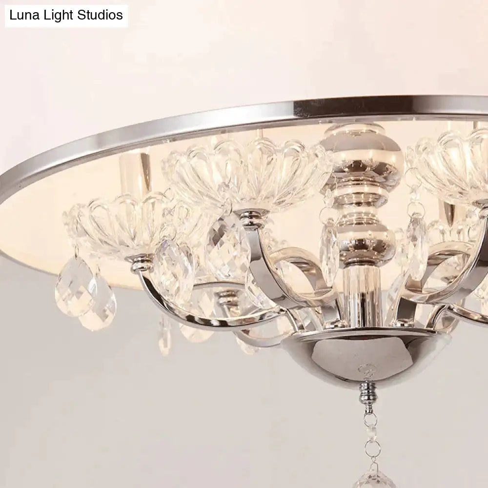 Luxury Crystal Living Room Hotel Chandelier Led Ceiling Lamp