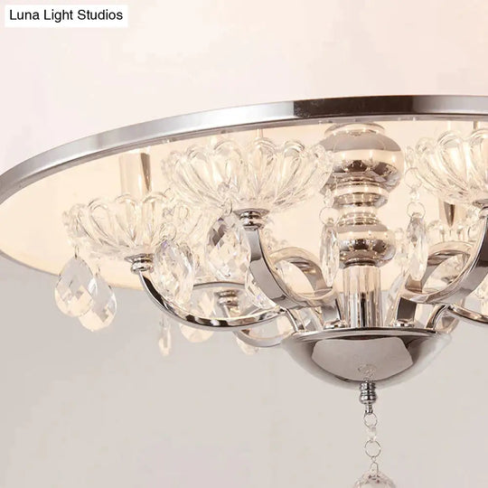 Luxury Crystal Living Room Hotel Chandelier Led Ceiling Lamp