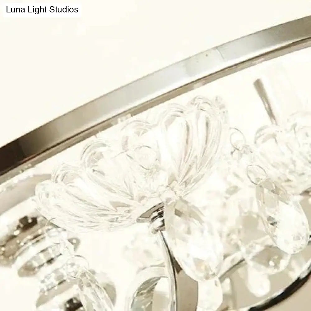 Luxury Crystal Living Room Hotel Chandelier Led Ceiling Lamp