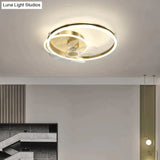 Luxury Fan Living Room Round Ceiling Lamp Simple Lamps Ceiling
