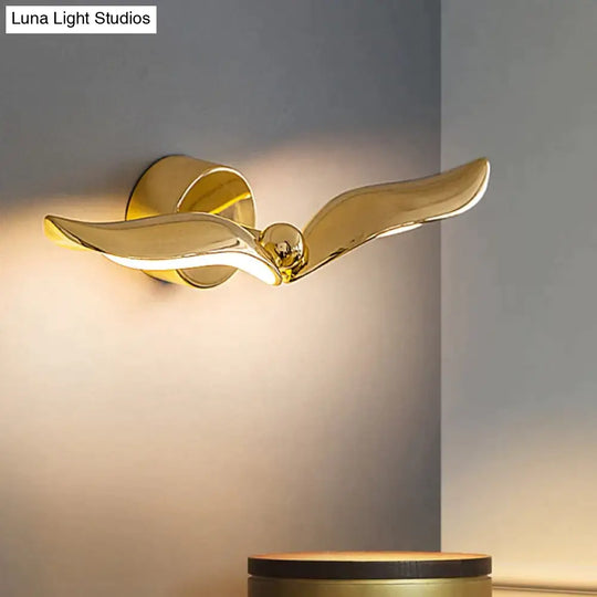 Luxury Minimalist Creative Seagull Wall Lamp For Bedroom Living Room Background Light Wall