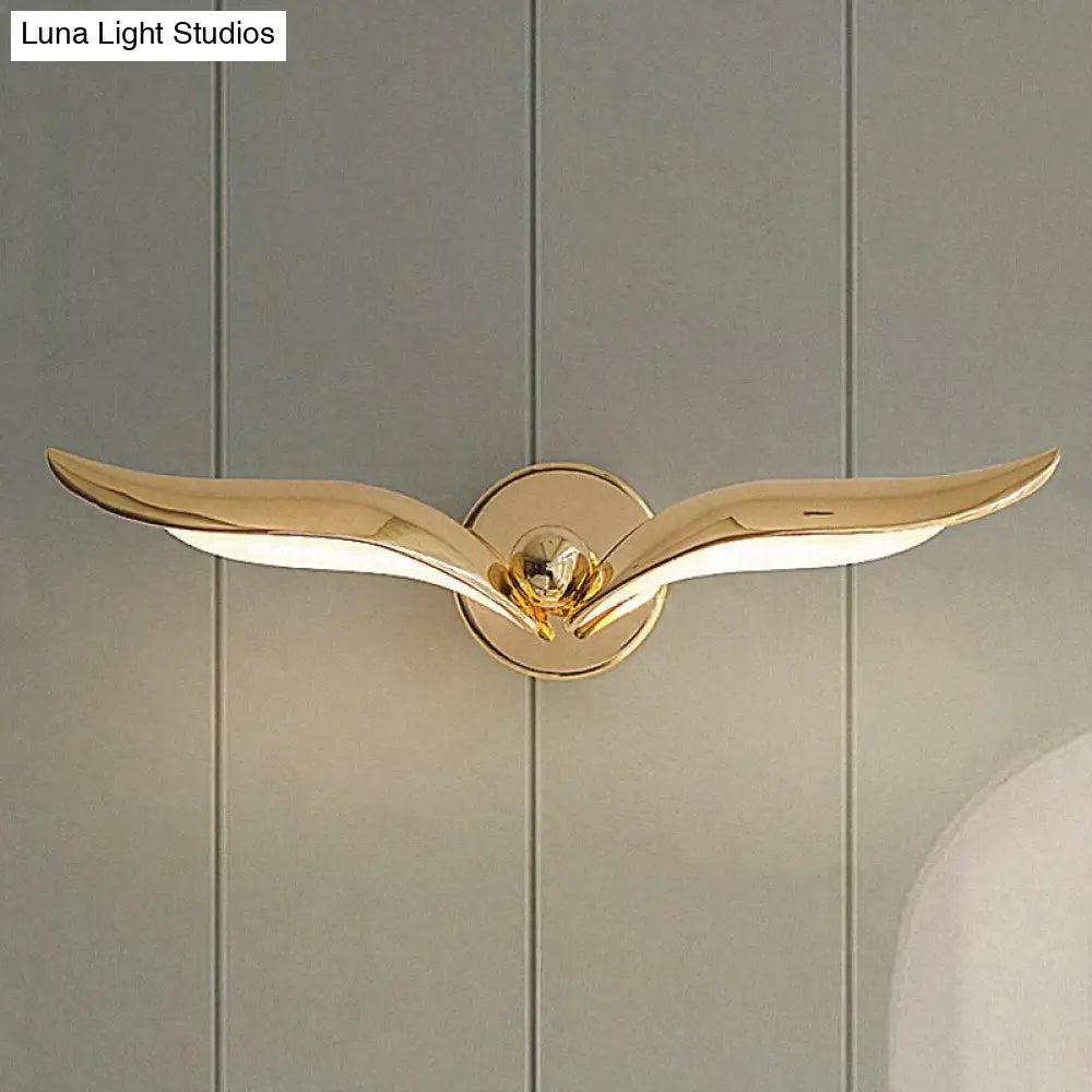 Luxury Minimalist Creative Seagull Wall Lamp For Bedroom Living Room Background Light Wall