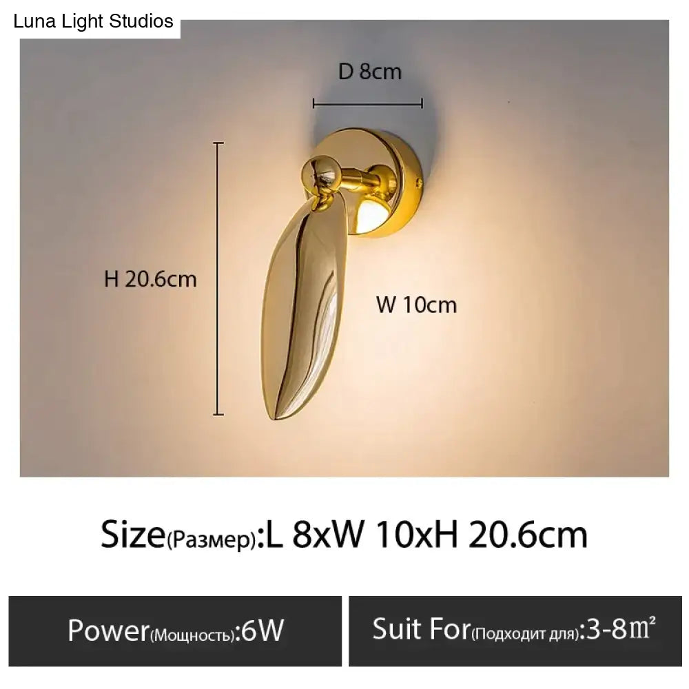 Luxury Minimalist Creative Seagull Wall Lamp For Bedroom Living Room Background Light Wall