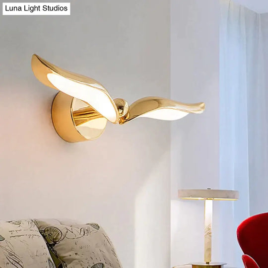 Luxury Minimalist Creative Seagull Wall Lamp For Bedroom Living Room Background Light Wall