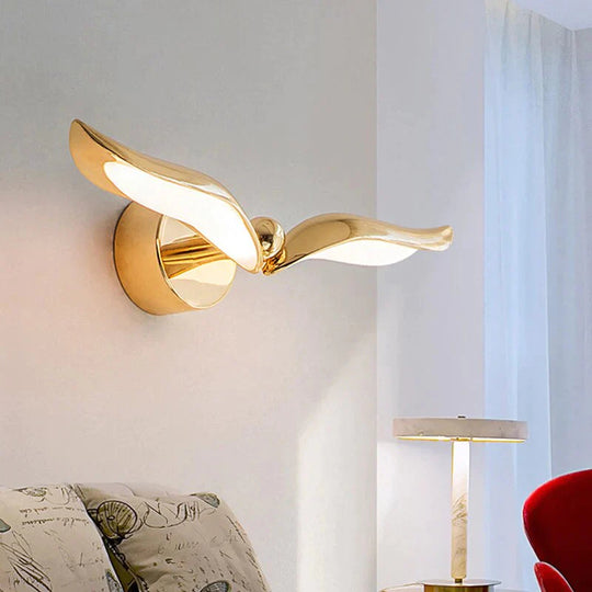 Luxury minimalist creative seagull wall lamp for Bedroom Living room background wall Light