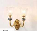 Luxury Nordic Style Bedroom Full Copper Wall Lamp Lamps