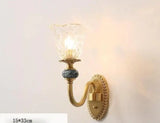 Luxury Nordic Style Bedroom Full Copper Wall Lamp Single / Without light source Copper Wall Lamps