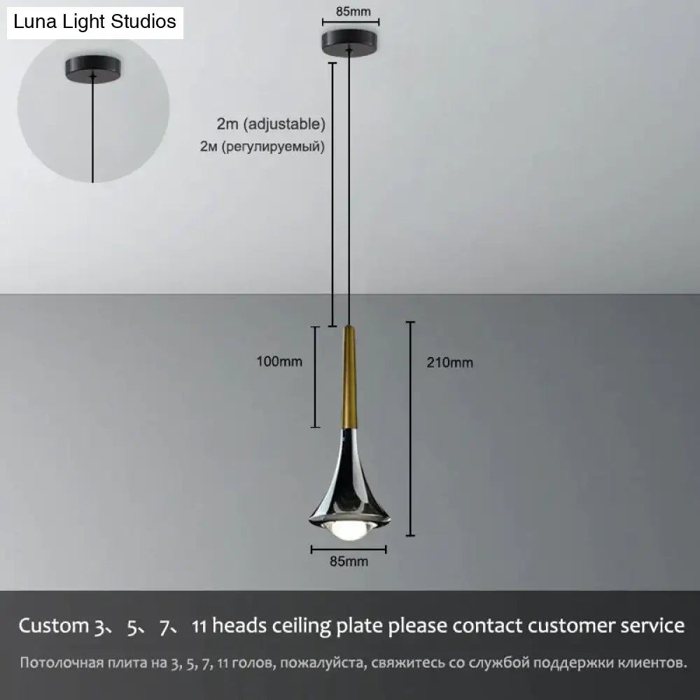 Lyra - Led Water Drop Chandelier