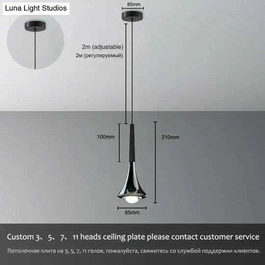 Lyra - Led Water Drop Chandelier