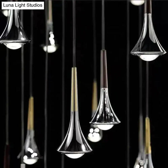 Lyra - Led Water Drop Chandelier