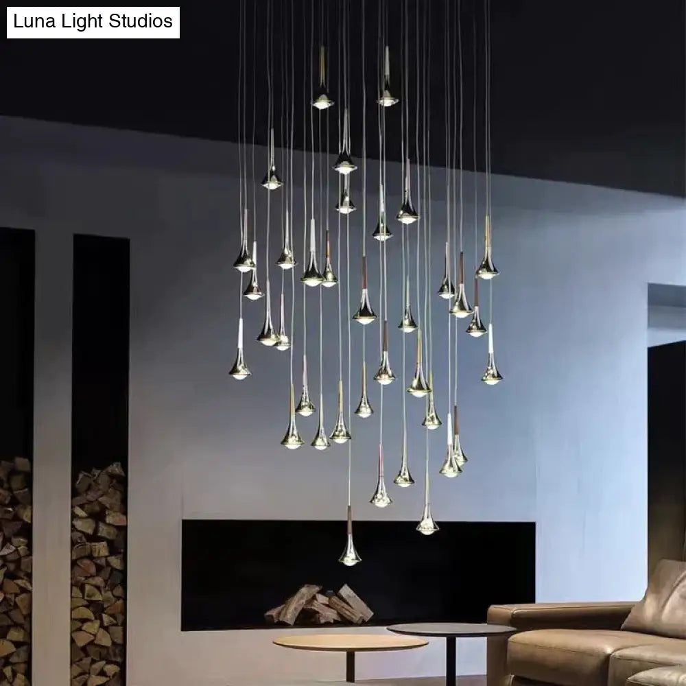 Lyra - Led Water Drop Chandelier