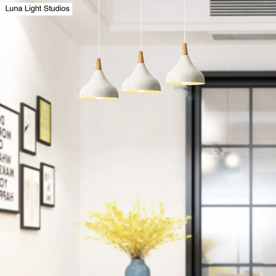 Metal Onion Pendant Light Kindergarten Macaron Loft Lamp