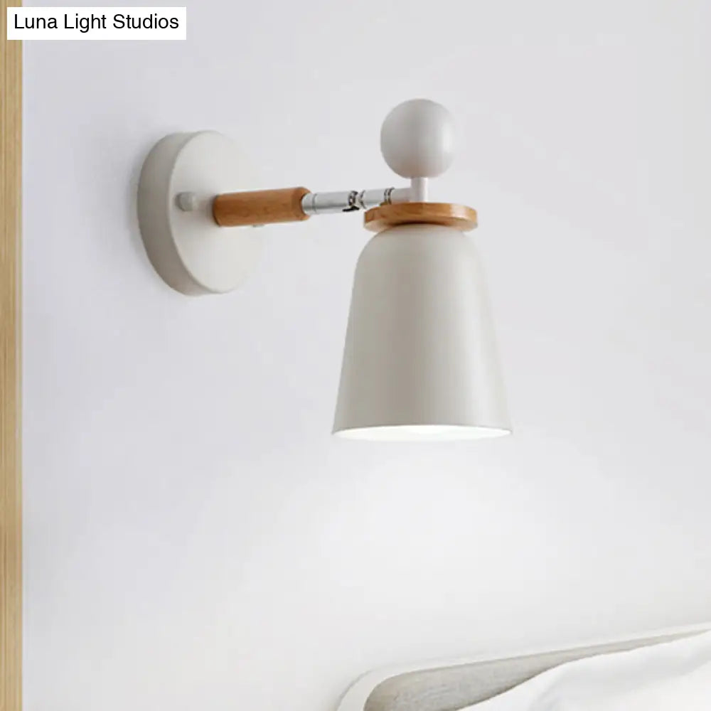 Macaron Loft Undertint Sconce Lamp - Baby Bedroom Bell Wall Light