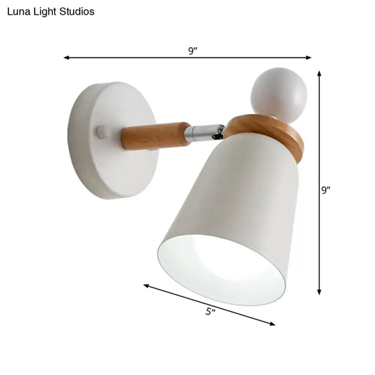 Macaron Loft Undertint Sconce Lamp - Baby Bedroom Bell Wall Light