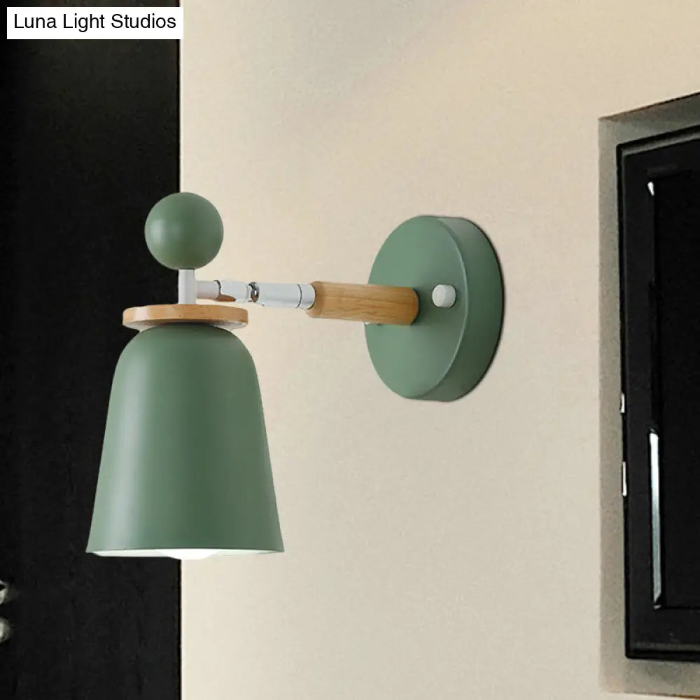 Macaron Loft Undertint Sconce Lamp - Baby Bedroom Bell Wall Light