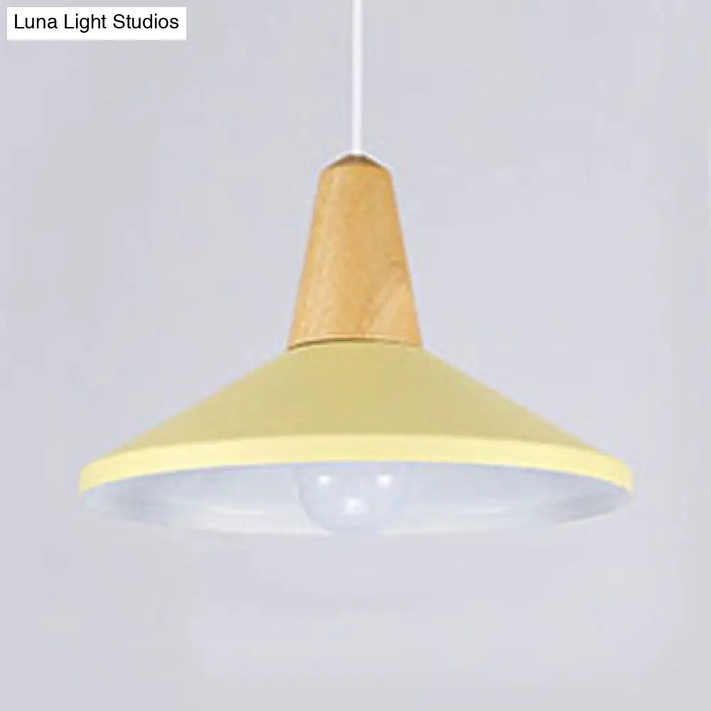 Macaron Pendant Lamp - Aluminum 10/14 Inch Wide Adjustable Cord Living Room Light